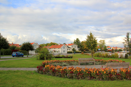 瑞典城镇园林艺术风光风景