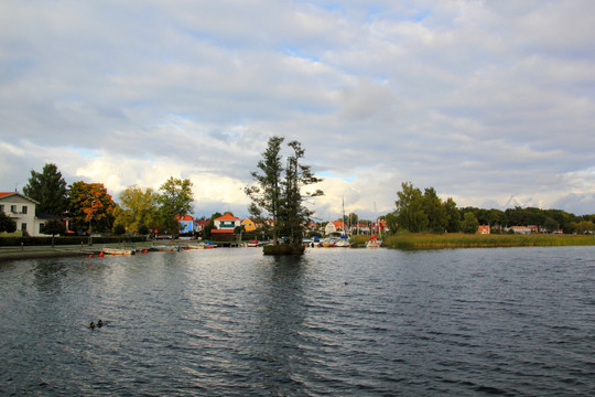 瑞典自然风光风景湖泊