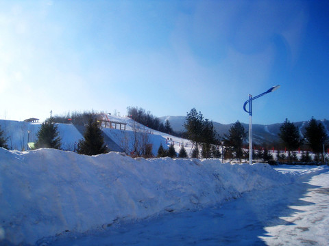 亚布力滑雪场 哈尔滨风光