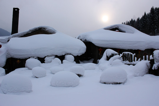 亚布力滑雪场 哈尔滨风光