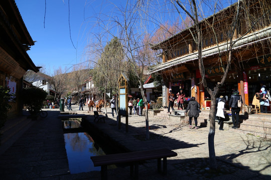 束河古镇街景