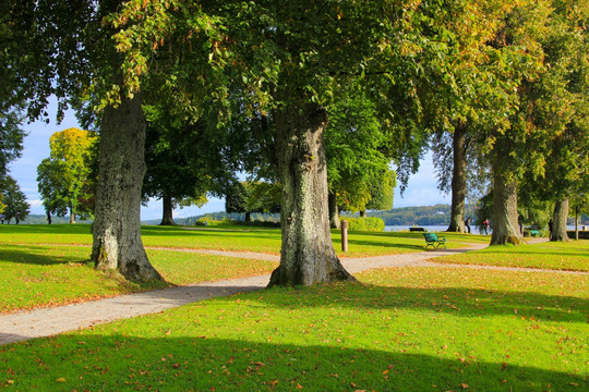 瑞典园林建筑自然风光风景
