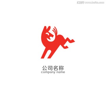 马 形状logo