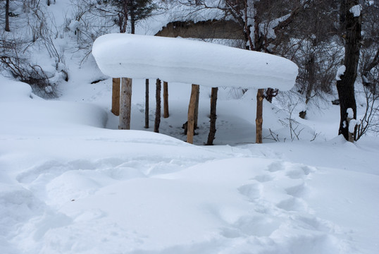 风雪天山路