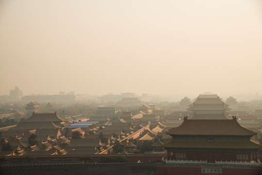 古建筑群 故宫全景