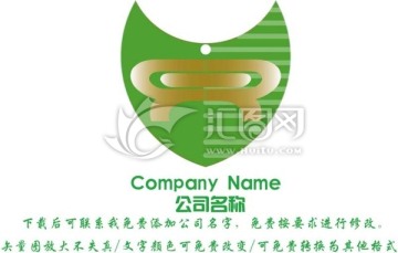 R字母logo