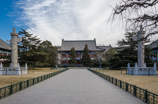 北大华表 北大校园 北京大学