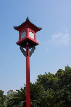 中山纪念堂的路灯