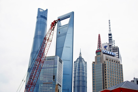 城市建设 陆家嘴 上海中心大厦