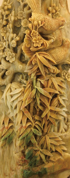 精美浮雕石材艺术画玉石工艺雕刻