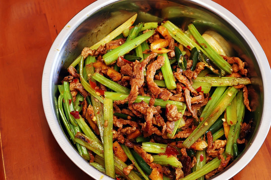 香辣牛肉丝