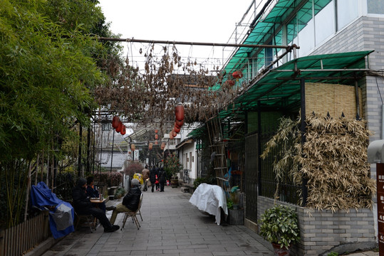 杭州古城区街景
