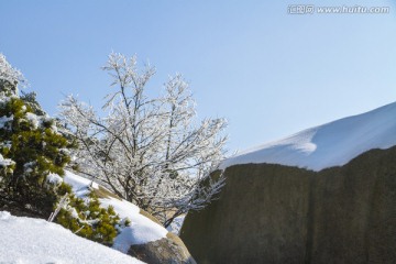 天柱山雪景