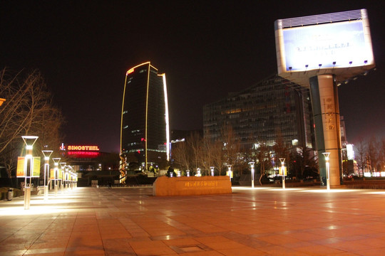 中关村广场夜景