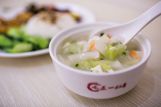 大白菜豆腐汤