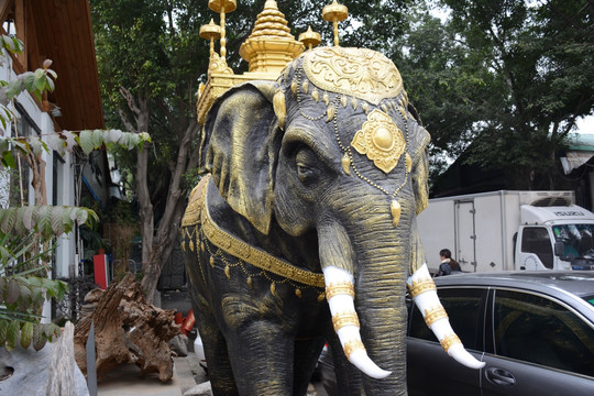 泰国工艺大象