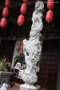 厦门进明寺 石雕龙