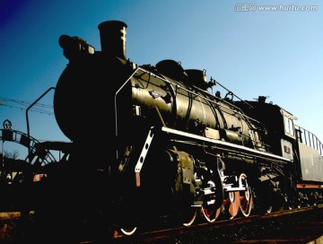 黑色火车头 蒸汽机车