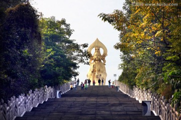 莲花山观音佛像