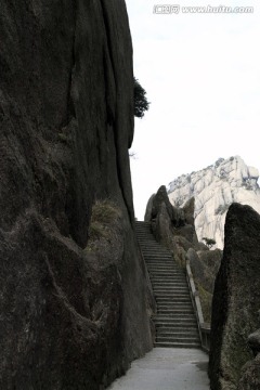黄山登山台阶 石阶