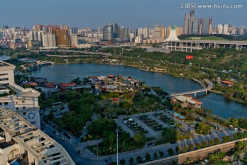 南宁 民歌湖全景