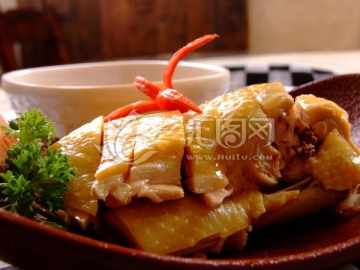 美食 中式菜肴 白切鸡