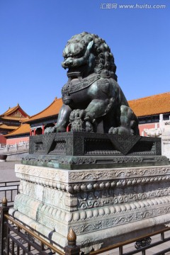 北京故宫青铜狮子