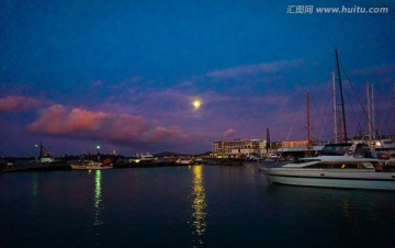 美丽港湾 港湾夜景