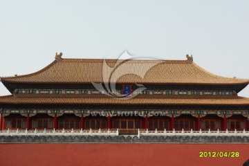 北京故宫午门的建筑