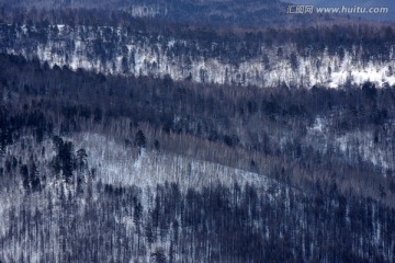 重山峻岭 山脉连绵 林海雪原