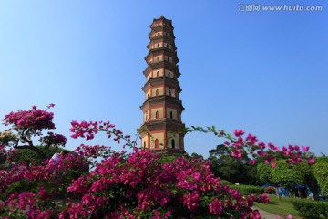 广州 莲花山 莲花塔