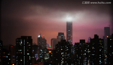 摩天楼夜景