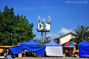 亚庇街边集市