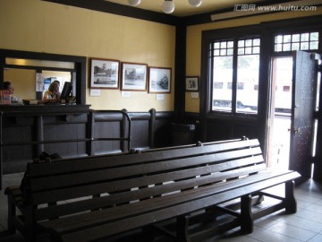 美国大峡谷旅游火车售票厅