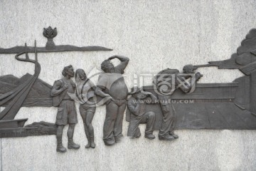 深圳旅游者雕塑