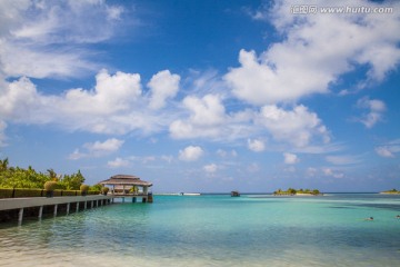 海岛码头风景