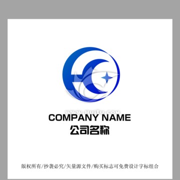 H字母LOGO设计