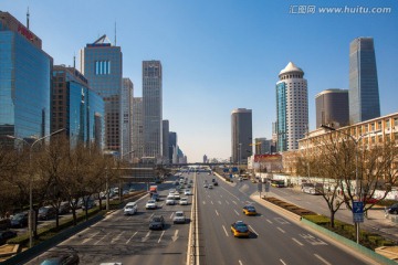北京CBD 建国门外大街