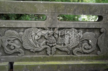 雕花石板