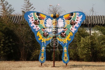 蝴蝶风筝雕塑