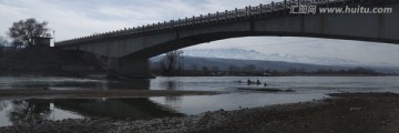 雅玛渡大桥 伊犁河上游