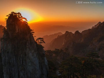 黄山日出