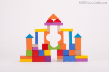 积木搭建城堡