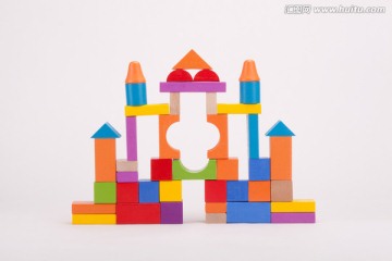 积木搭建城堡