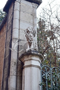 欧式石狮雕塑