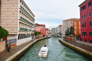 威尼斯河道建筑