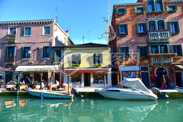 威尼斯水边餐厅 码头