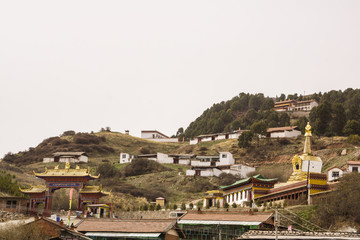 甘南旅游风景名声郎木寺