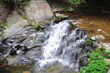 庐山 小瀑布 溪流