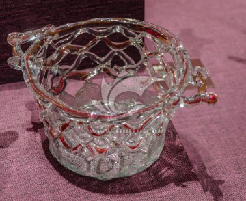 南波西米亚玻璃篮子 玻璃篮
